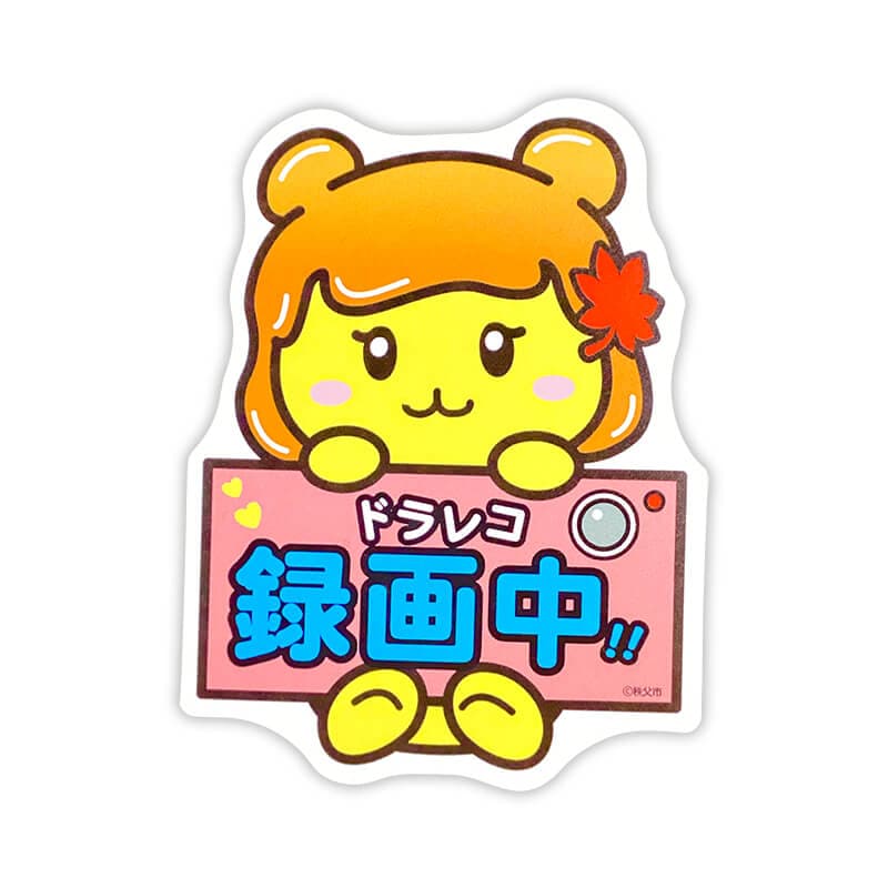 ぷめるちゃんカーマグネット（ドライブレコーダー）