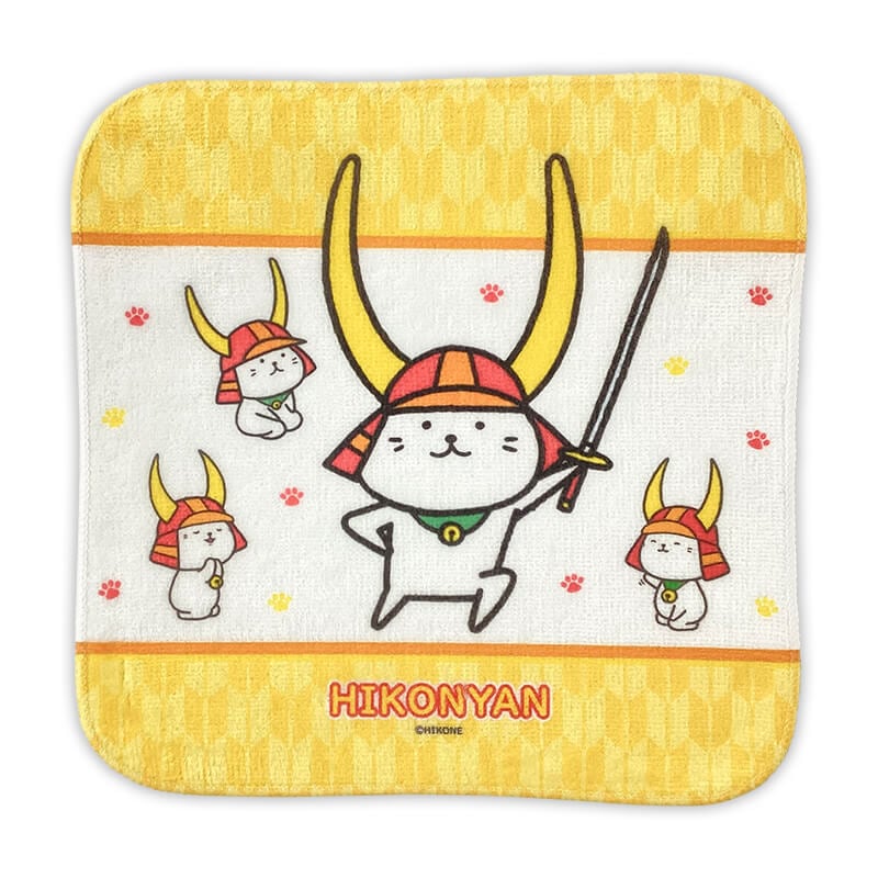 チコニャン ひこにゃんタオルハンカチ | ひこにゃん（滋賀県彦根市） | 全国のご