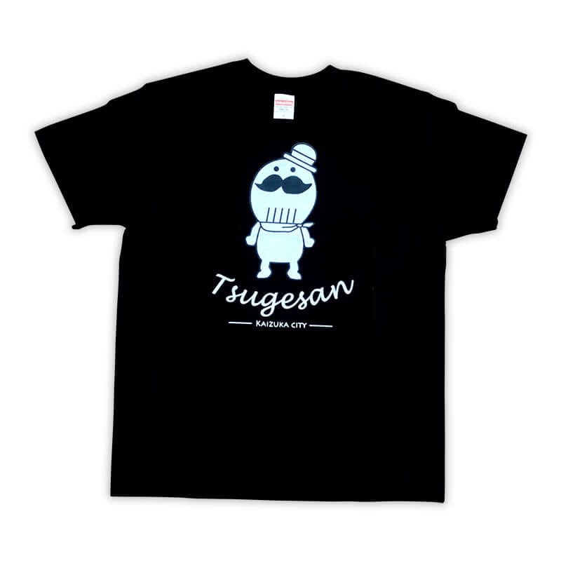 つげさんTシャツ（ブラック）