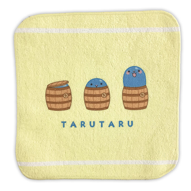 垂水市キャラクタータオルハンカチ（黄色）