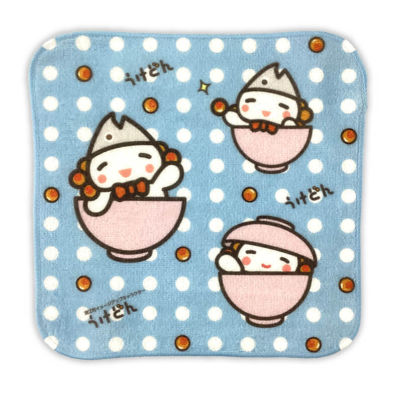 うけどんタオルハンカチ