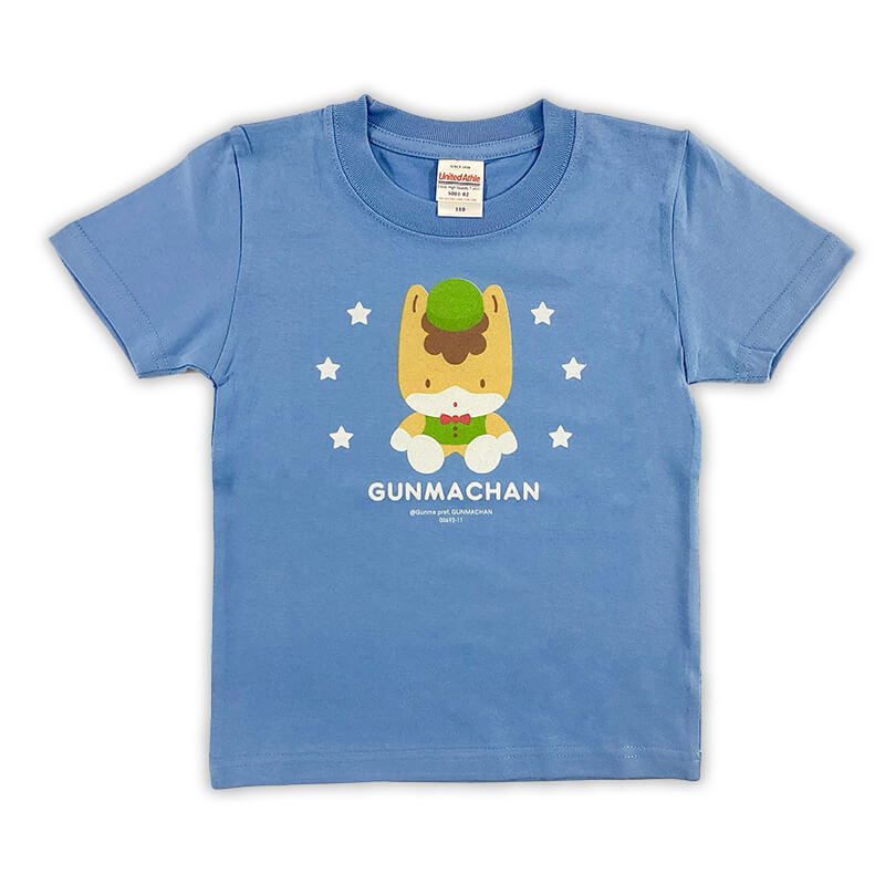 ぐんまちゃんTシャツ（サックス）