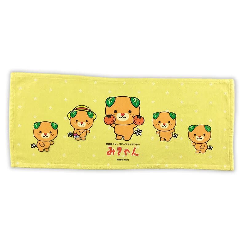 みきゃんフェイスタオル