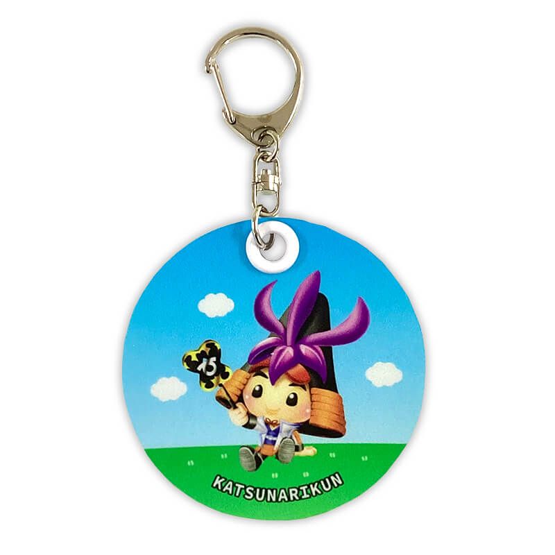 かつなりくん 反射板キーホルダー