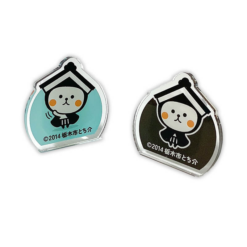 とち介アクリルクリップ