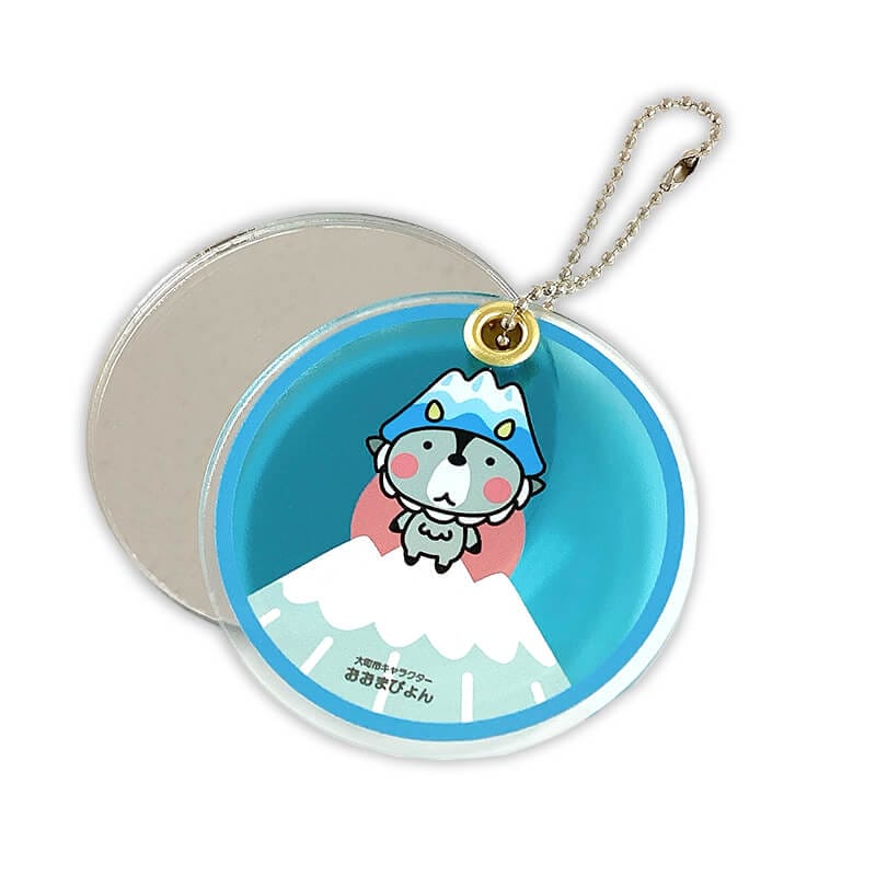 おおまぴょん アクリルミラーキーホルダー