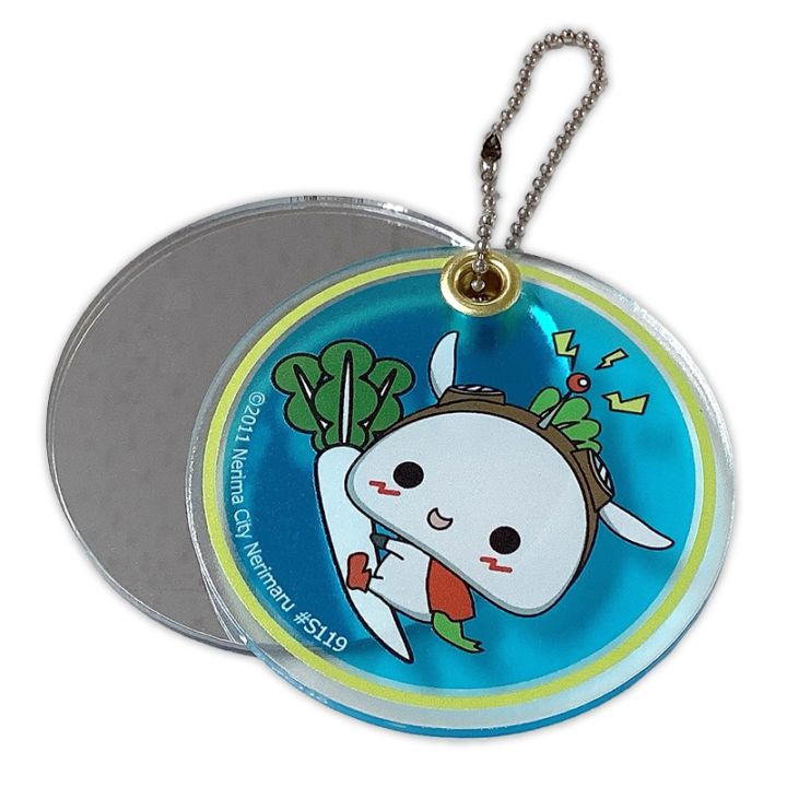 ねり丸 アクリルミラーキーホルダー