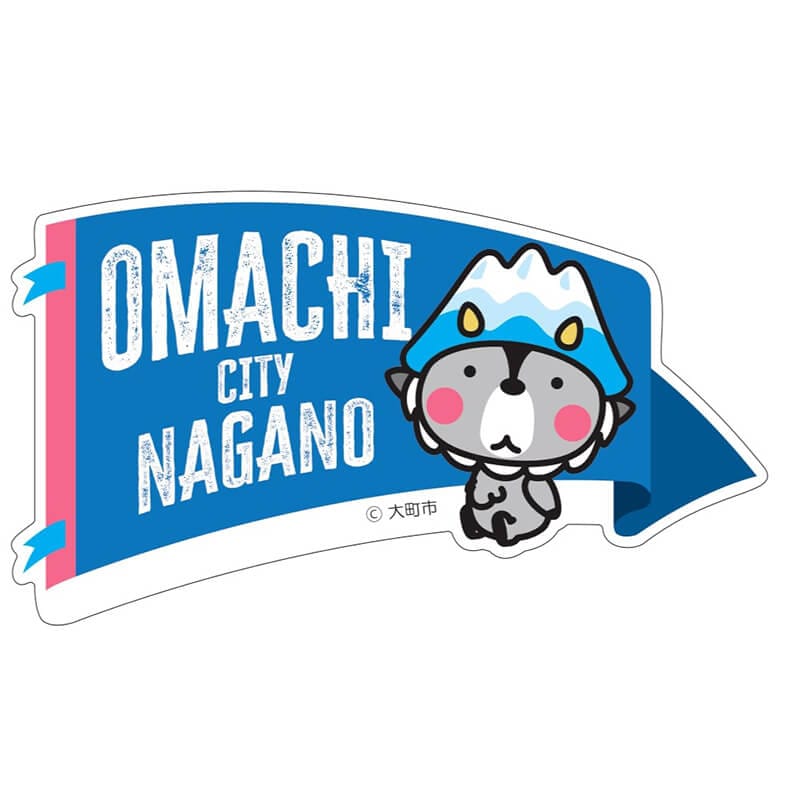 おおまぴょんホログラムステッカー（ペナント）
