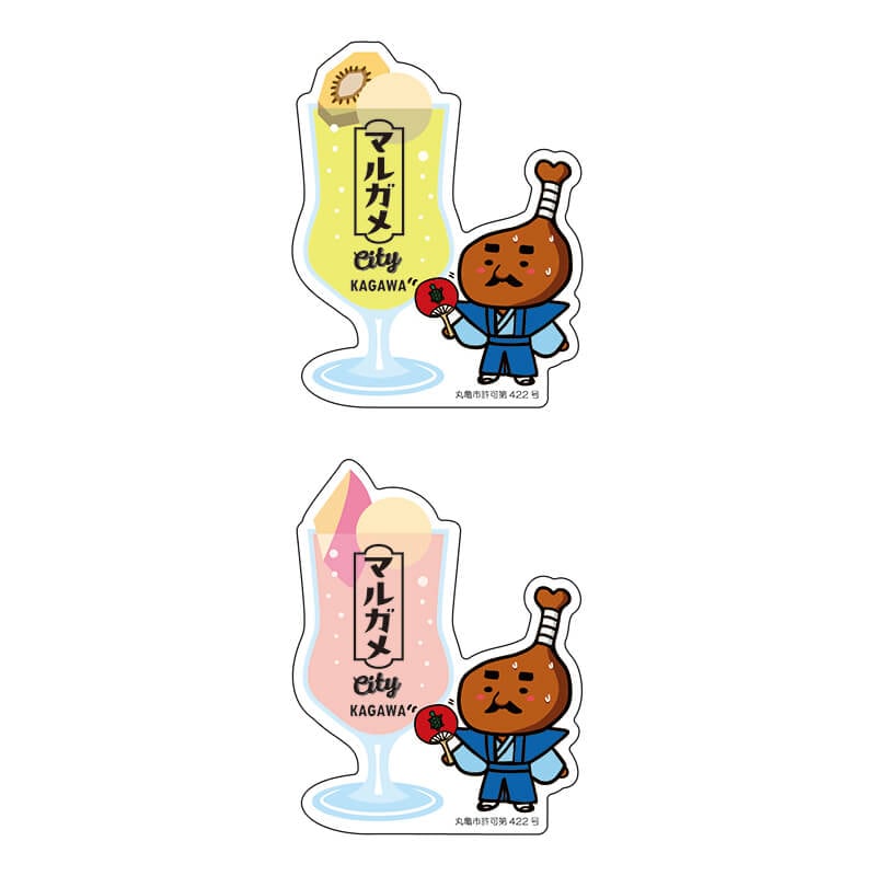 とり奉行骨付じゅうじゅうホログラムステッカー（ドリンク）