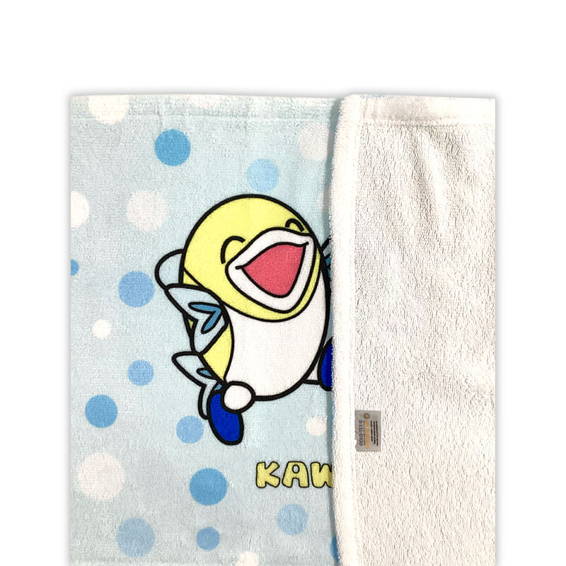 かわばたくんファミリーフェイスタオル