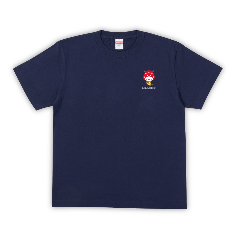 SUNムシくんTシャツ（ワンポイント）（インディゴ）