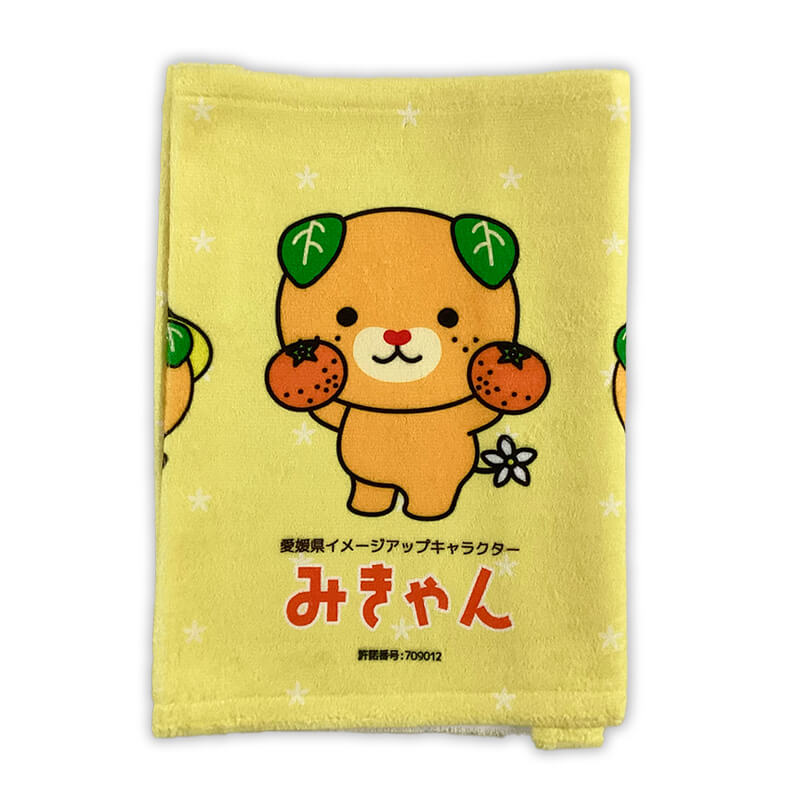 みきゃんフェイスタオル