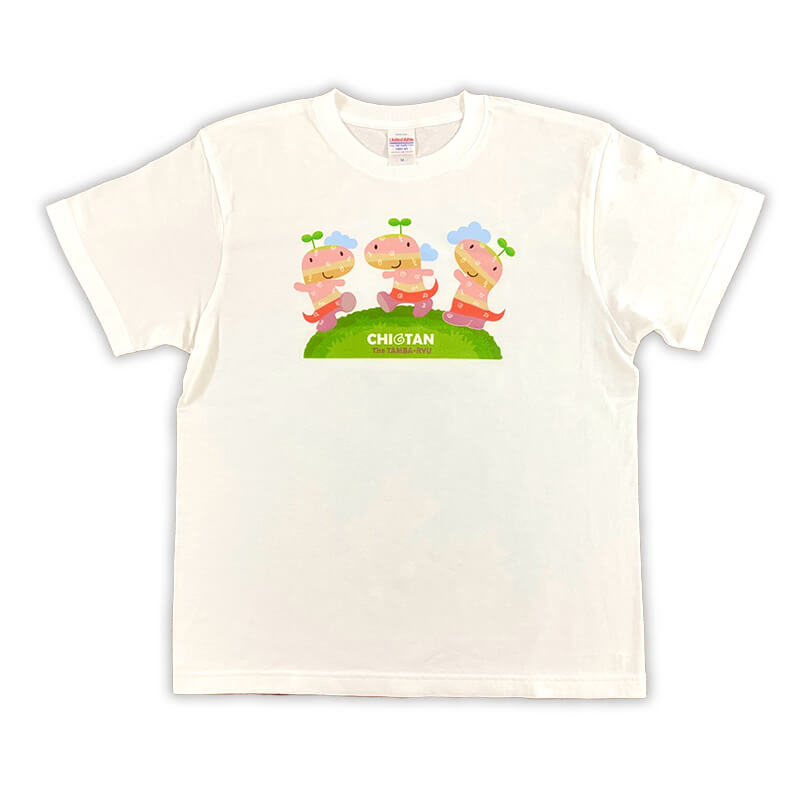 丹波竜のちーたんTシャツ（ホワイト）