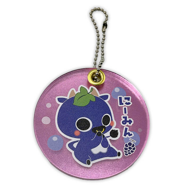 にーみん アクリルミラーキーホルダー