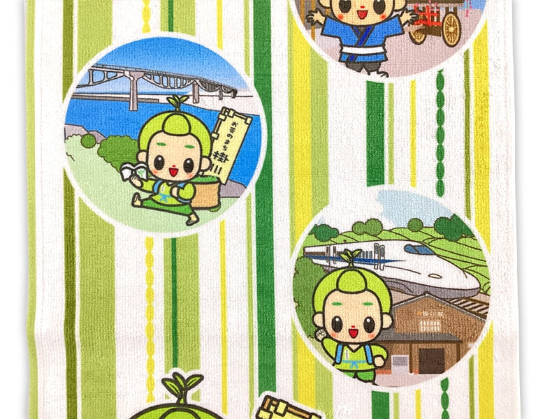 茶のみやきんじろうフェイスタオル