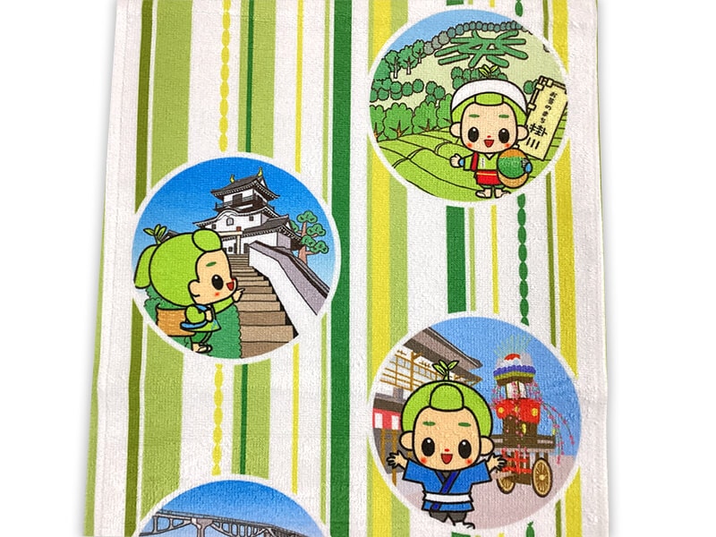 茶のみやきんじろうフェイスタオル