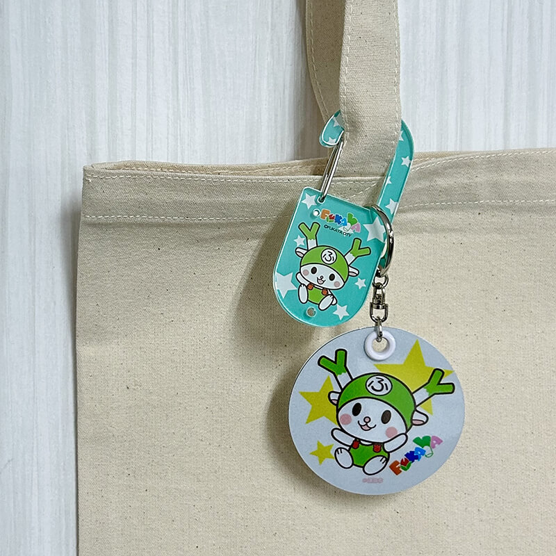 ふっかちゃんアクリルカラビナ