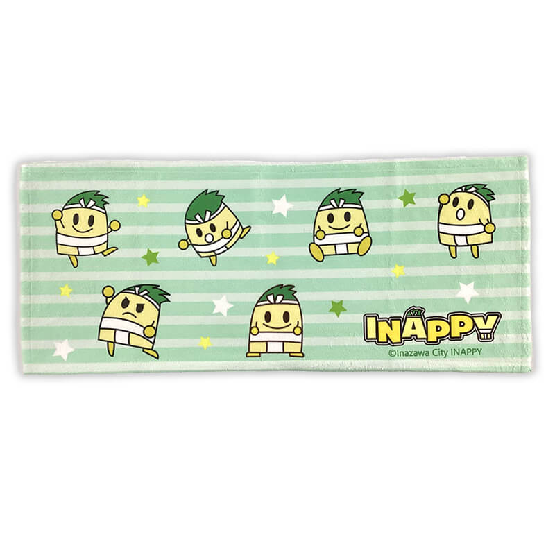 いなッピーフェイスタオル