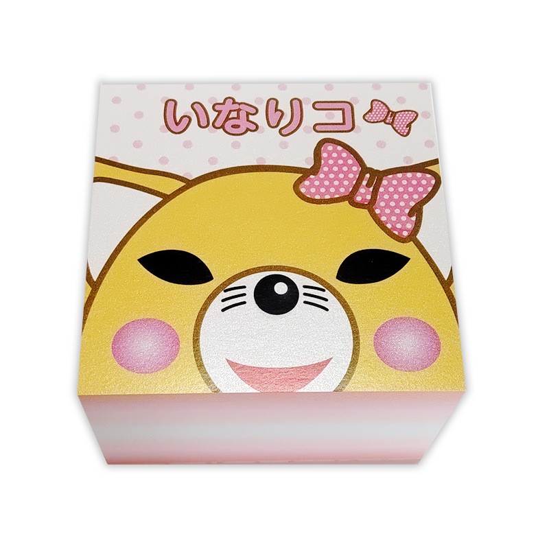 いなりコブロックメモピンク