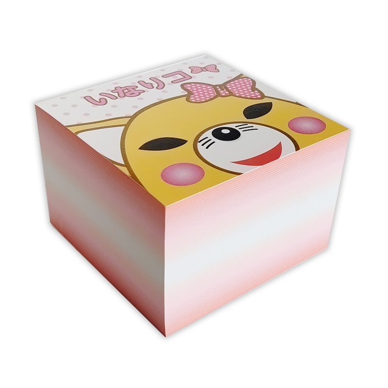 いなりコブロックメモピンク