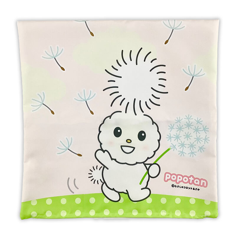 朝霞市キャラクターぽぽたんクッション