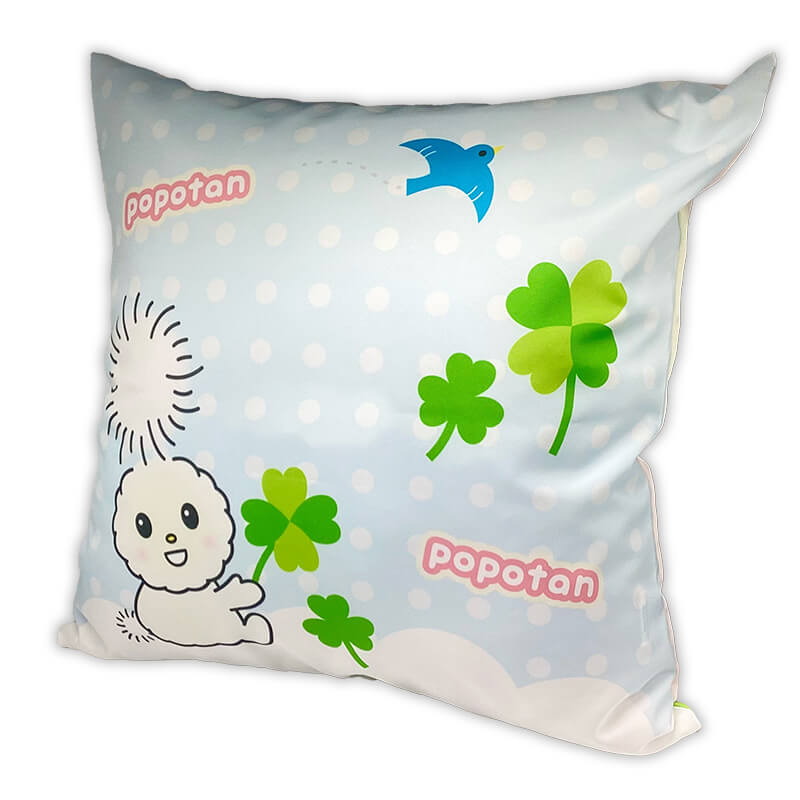 朝霞市キャラクターぽぽたんクッション