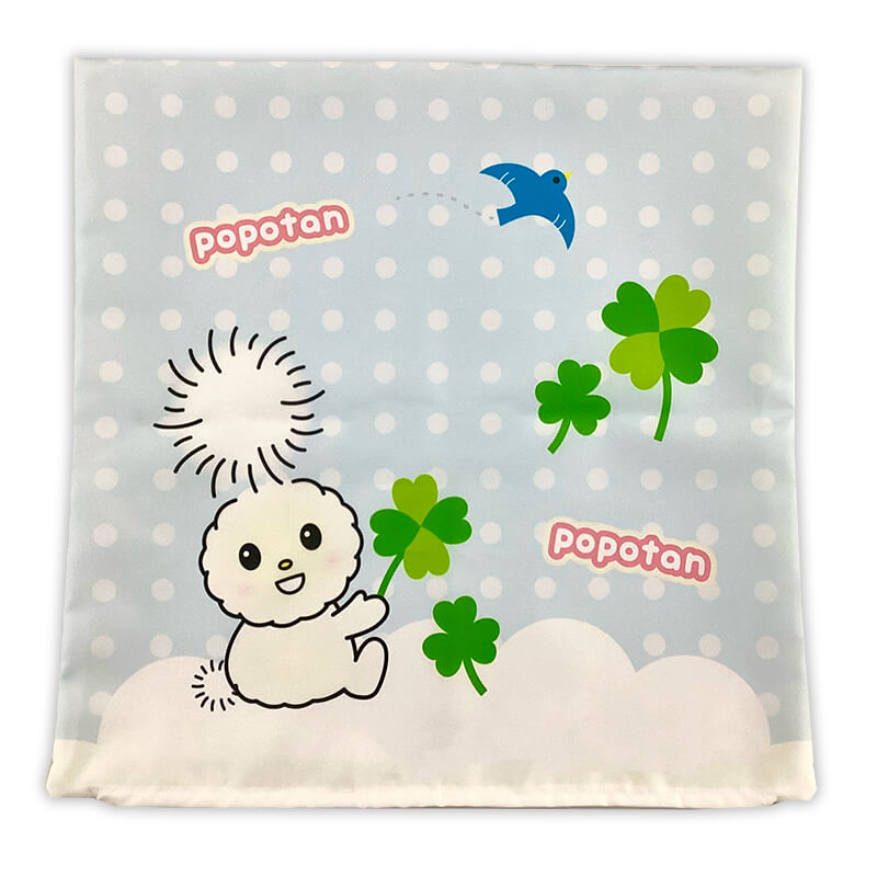 朝霞市キャラクターぽぽたんクッション