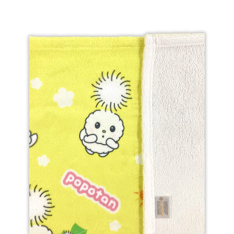 朝霞市キャラクターぽぽたんフェイスタオル
