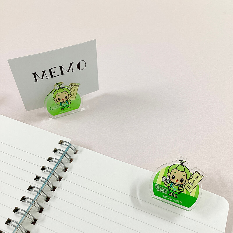 茶のみやきんじろうアクリルクリップ