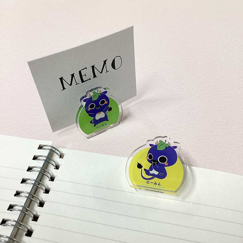 にーみん アクリルクリップ