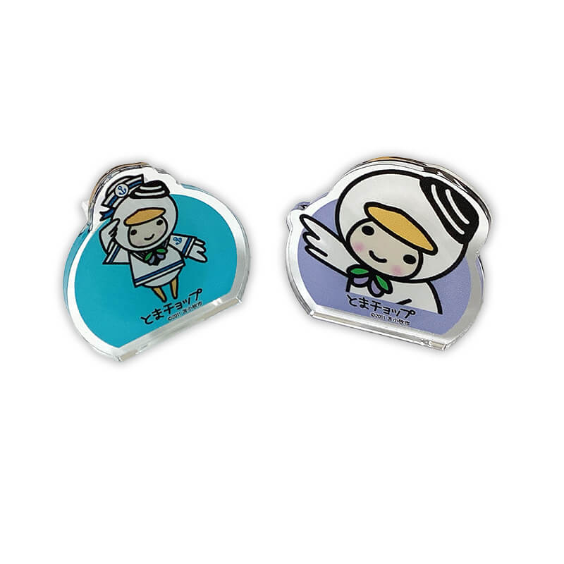 とまチョップ アクリルクリップ