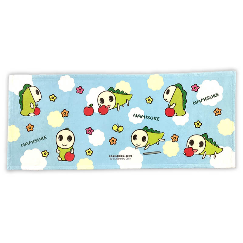 杉並区公式アニメキャラクターフェイスタオル | なみすけ（東京都杉並