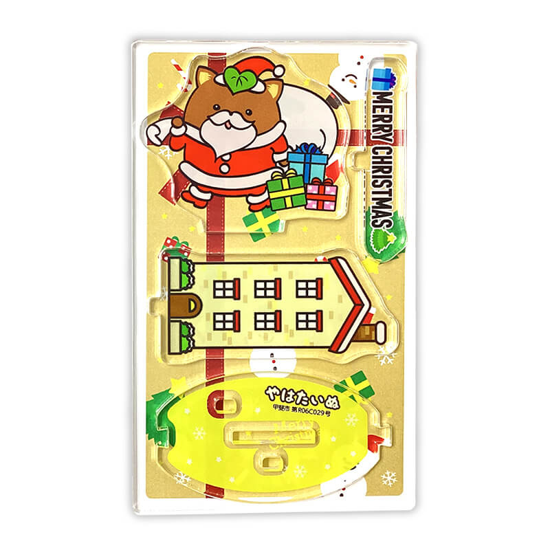 やはたいぬのつながるアクリルスタンド（クリスマスパーティー）