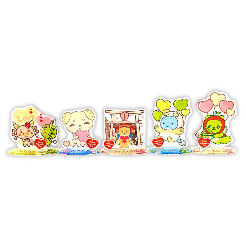 うなぽんのつながるアクリルスタンド（ハッピーバレンタイン）