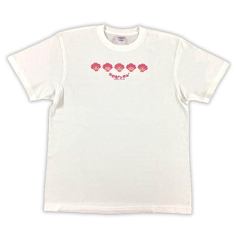 吉野ピンクルTシャツ(ホワイト)