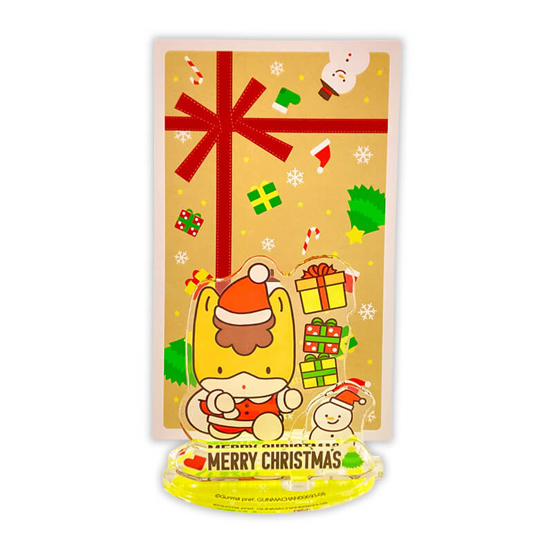 ぐんまちゃんのつながるアクリルスタンド（クリスマスパーティー）