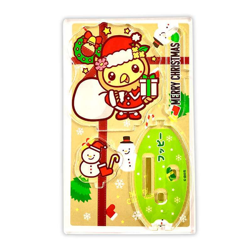 フッピーのつながるアクリルスタンド（クリスマスパーティー）