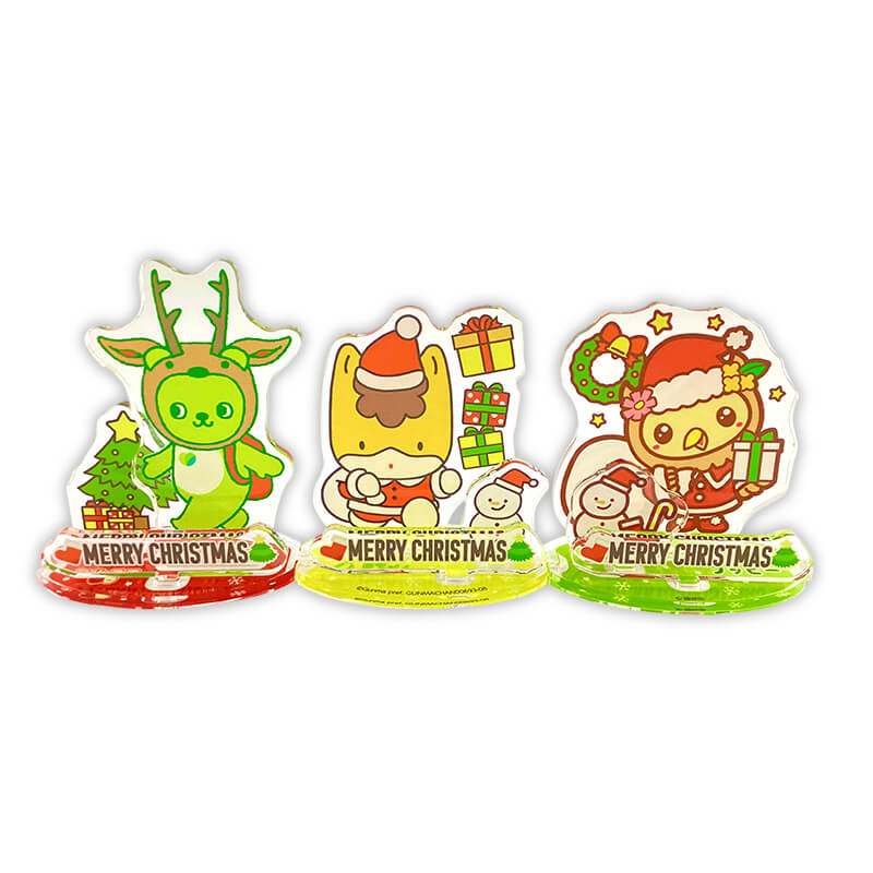 フッピーのつながるアクリルスタンド（クリスマスパーティー）
