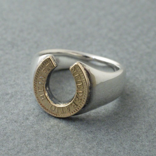 HORSE SHOE RING 18K GOLD の販売【CHARCOAL*GREEN】公式オンラインストア