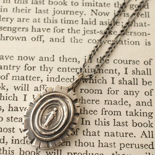 Vantique メキシカンマリア ネックレス 925 斎藤工着用 MEXICAN MARIA NECKLACE 斎藤工さん着用 の販売【CHARCOAL*GREEN】公式