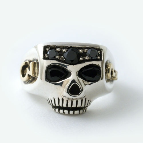 JIMSKULL RING JOHNNY DEPP MODEL ONYX&ONYX の販売【CHARCOAL*GREEN