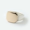 COMBI SIGNET RING SV+K10GOLD|RING|mollive(モリーヴ)