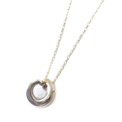 MOBIUS INFINITY NECKLACE K10 の販売【CHARCOAL*GREEN】公式 