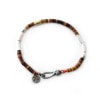 SILVER & SHELL BZ BRACELETBLACK