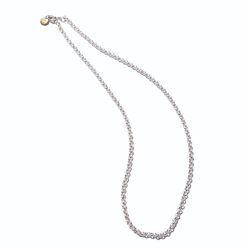 YUMEKIさん着用アイテム。SILVER CHAIN NECKLACE ROLL の販売