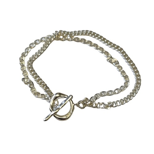 MOLLIVE W CHAIN BRACELET の販売【CHARCOAL*GREEN】公式オンラインストア