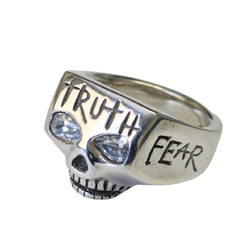 アクセサリー JIMSKULL RING JOHNNY DEPP JIMSKULL RING JOHNNY DEPP NEVER FEAR TRUTH ジルコニア。 の販売