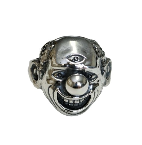 Vintage-Sterling-Silver-Clown-