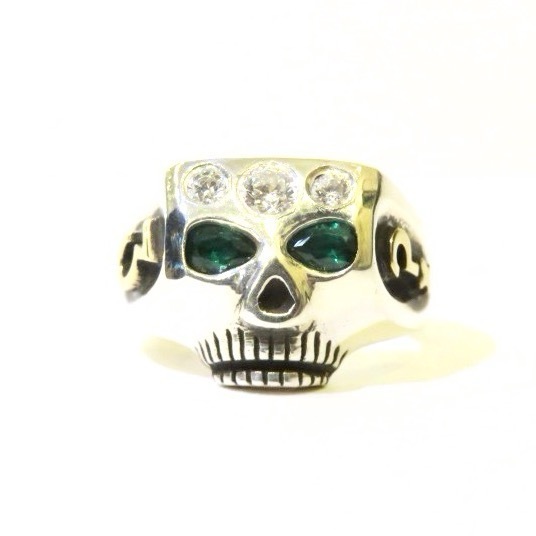 CG LIMITED JIMSKULL RING JOHNNY DEPP OLD STYLE/エメラルド の販売