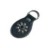 CG FLOWER STUDS LEATHER KEYRING